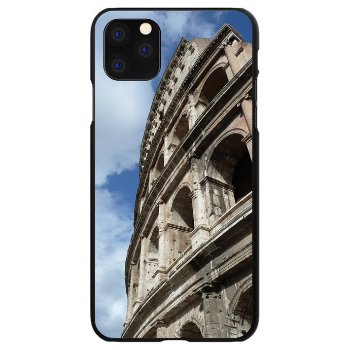 DistinctInk® Hard Plastic Snap-On Case for Apple iPhone or Samsung Galaxy - Roman Colosseum Rome