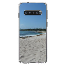 DistinctInk® Clear Shockproof Hybrid Case for Apple iPhone / Samsung Galaxy / Google Pixel - Beach Scene Akumal Mexico