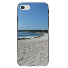 DistinctInk® Clear Shockproof Hybrid Case for Apple iPhone / Samsung Galaxy / Google Pixel - Beach Scene Akumal Mexico