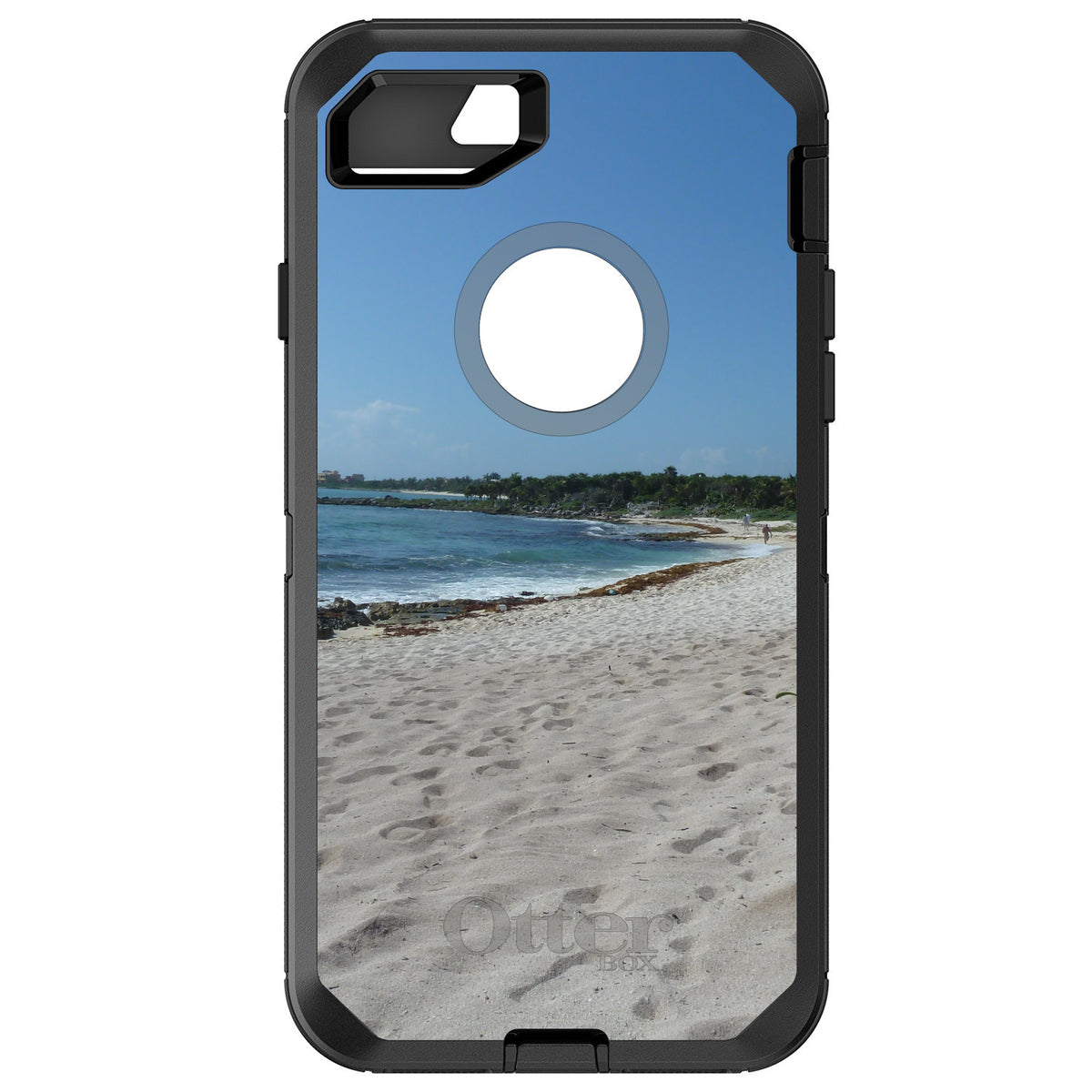Beach Scene Akumal Mexico OtterBox Defender Case for iPhone & Galaxy