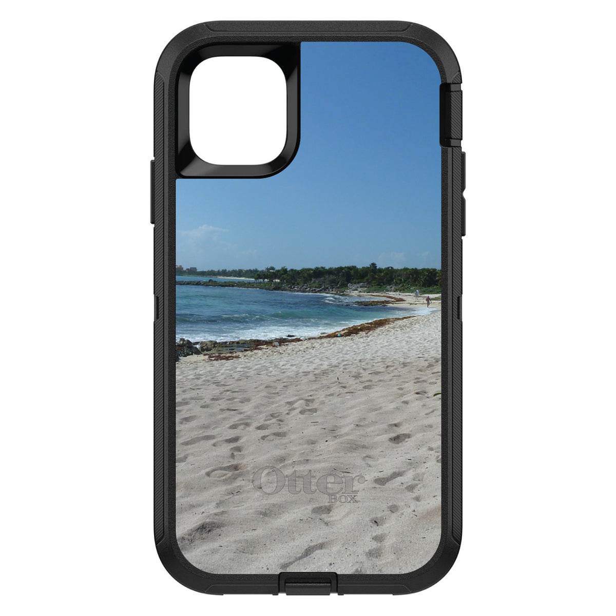 Beach Scene Akumal Mexico OtterBox Defender Case for iPhone & Galaxy, view 2