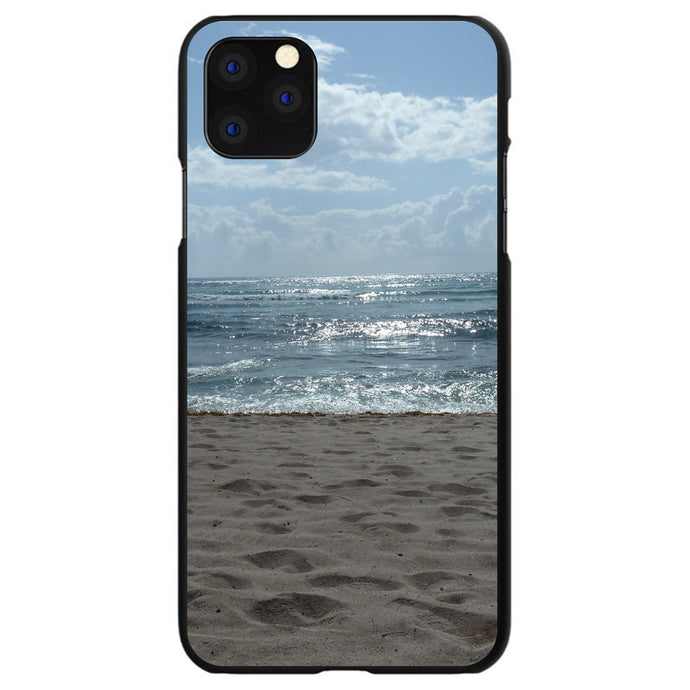DistinctInk® Hard Plastic Snap-On Case for Apple iPhone or Samsung Galaxy - Ocean Horizon Akumal Mexico