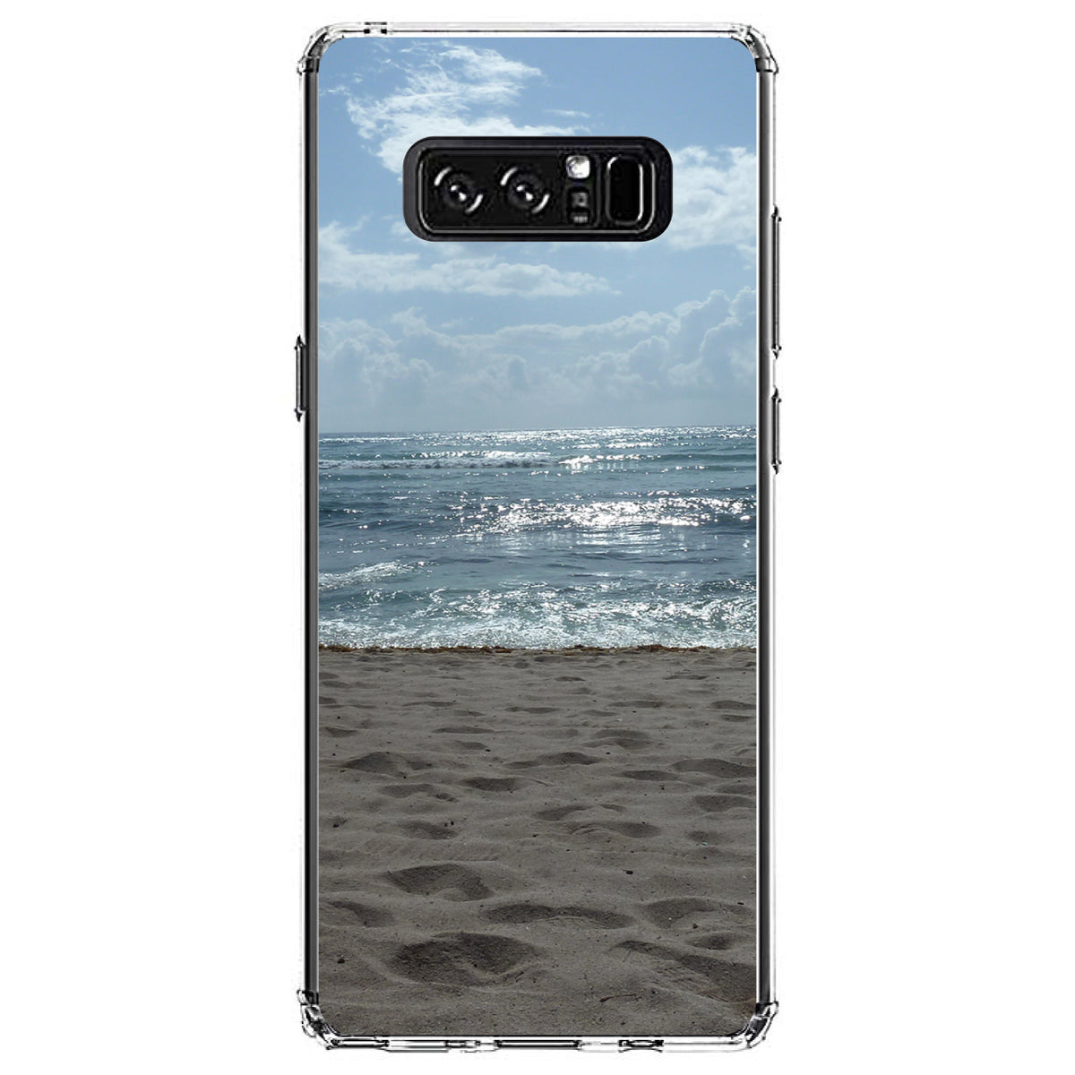 Ocean Horizon Akumal Mexico Clear Shockproof iPhone Case, view 12