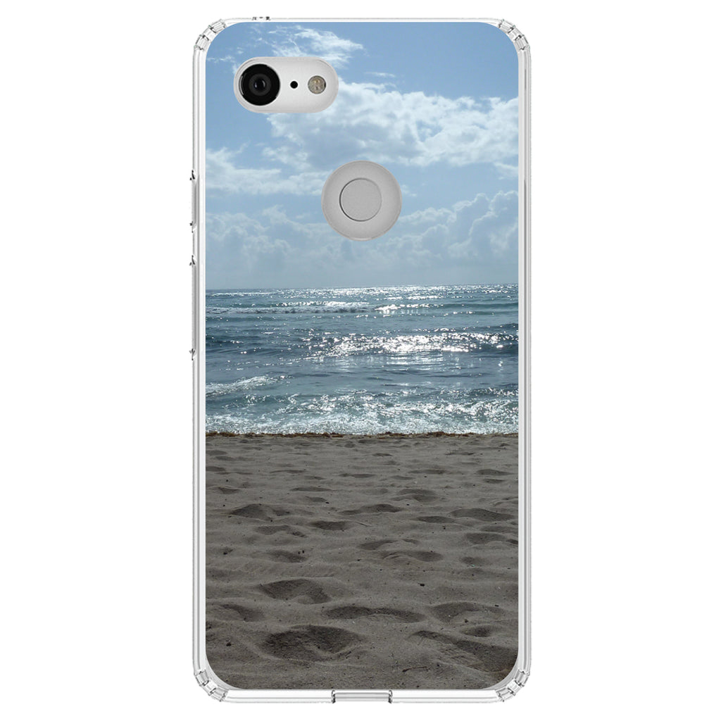 Ocean Horizon Akumal Mexico Clear Shockproof iPhone Case, view 22