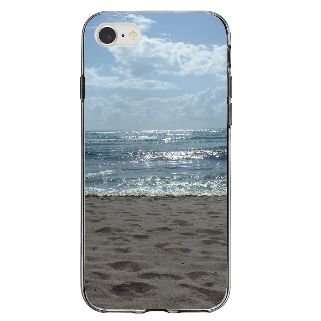 Ocean Horizon Akumal Mexico Clear Shockproof iPhone Case, view 5