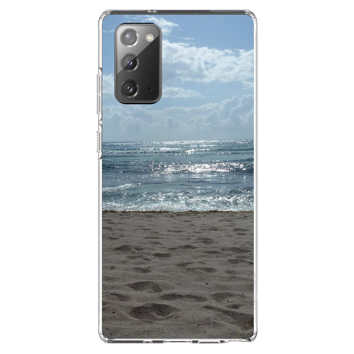 Ocean Horizon Akumal Mexico Clear Shockproof iPhone Case, view 7