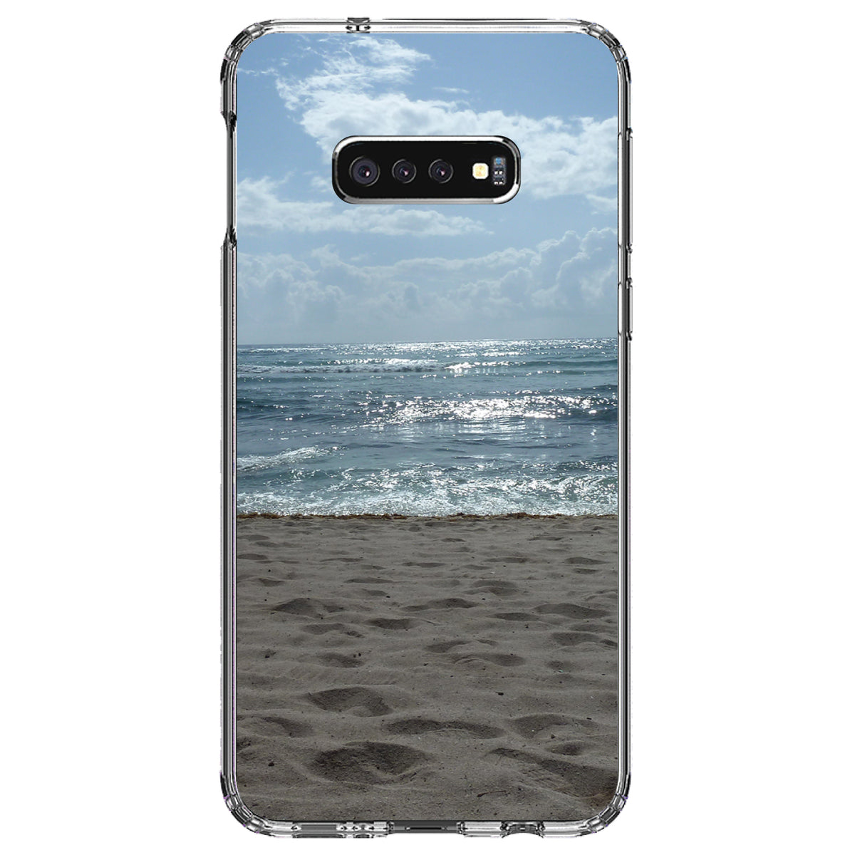 Ocean Horizon Akumal Mexico Clear Shockproof iPhone Case, view 18
