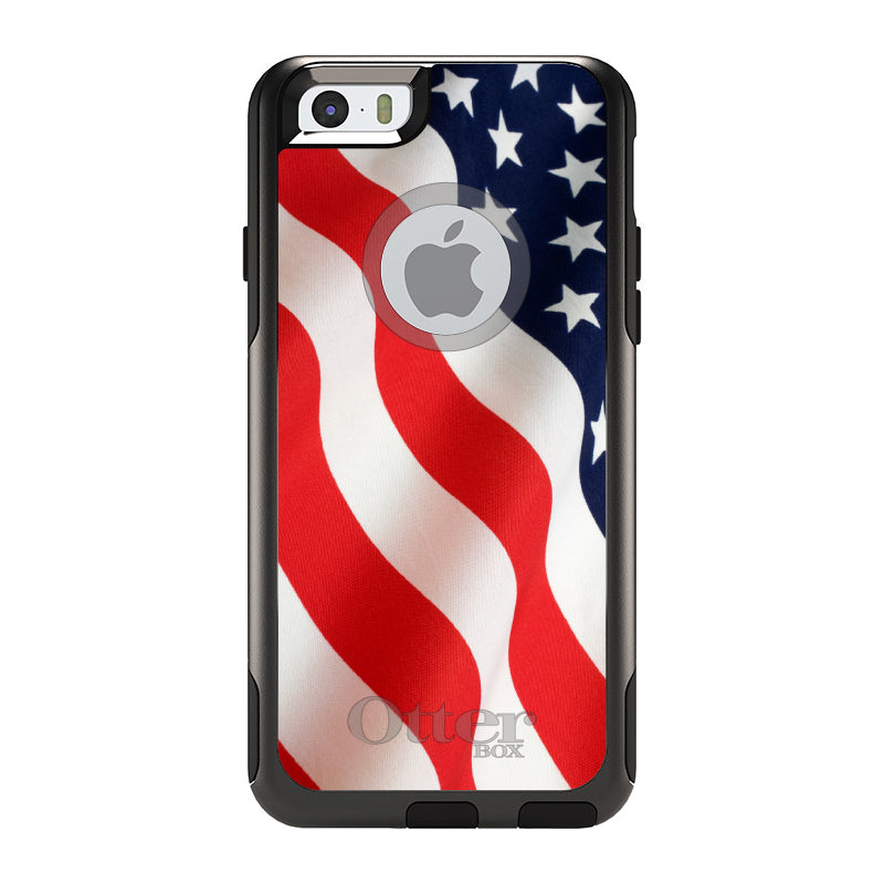 Red White Blue United States Flag USA OtterBox Commuter Case for iPhone & Galaxy, view 4