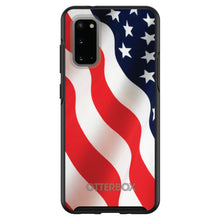 DistinctInk™ OtterBox Symmetry Series Case for Apple iPhone / Samsung Galaxy / Google Pixel - Red White Blue United States Flag USA