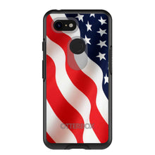 DistinctInk™ OtterBox Symmetry Series Case for Apple iPhone / Samsung Galaxy / Google Pixel - Red White Blue United States Flag USA
