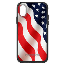 DistinctInk™ OtterBox Symmetry Series Case for Apple iPhone / Samsung Galaxy / Google Pixel - Red White Blue United States Flag USA