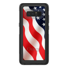 DistinctInk™ OtterBox Commuter Series Case for Apple iPhone or Samsung Galaxy - Red White Blue United States Flag USA