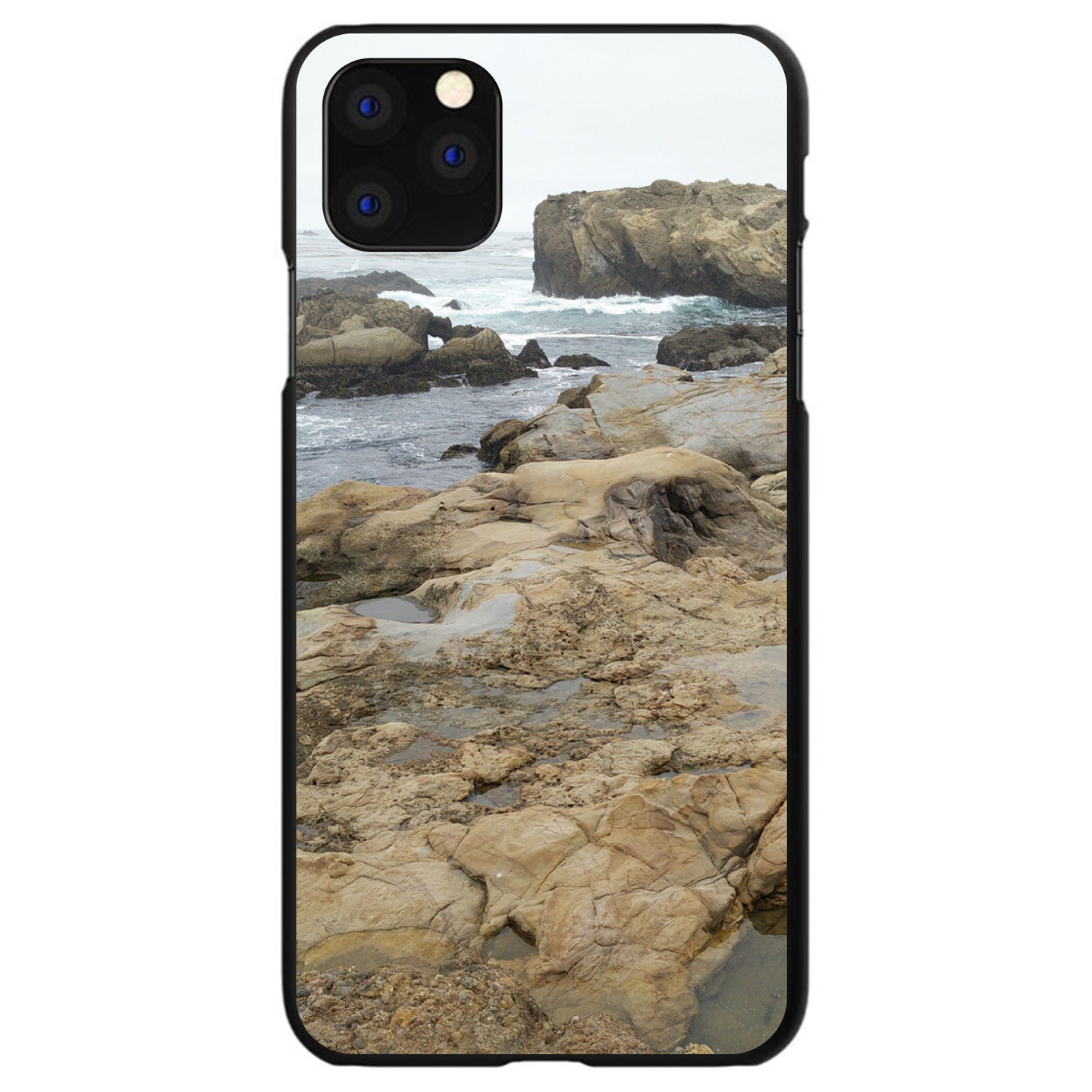 DistinctInk® Hard Plastic Snap-On Case for Apple iPhone or Samsung Galaxy - Point Lobos Reserve