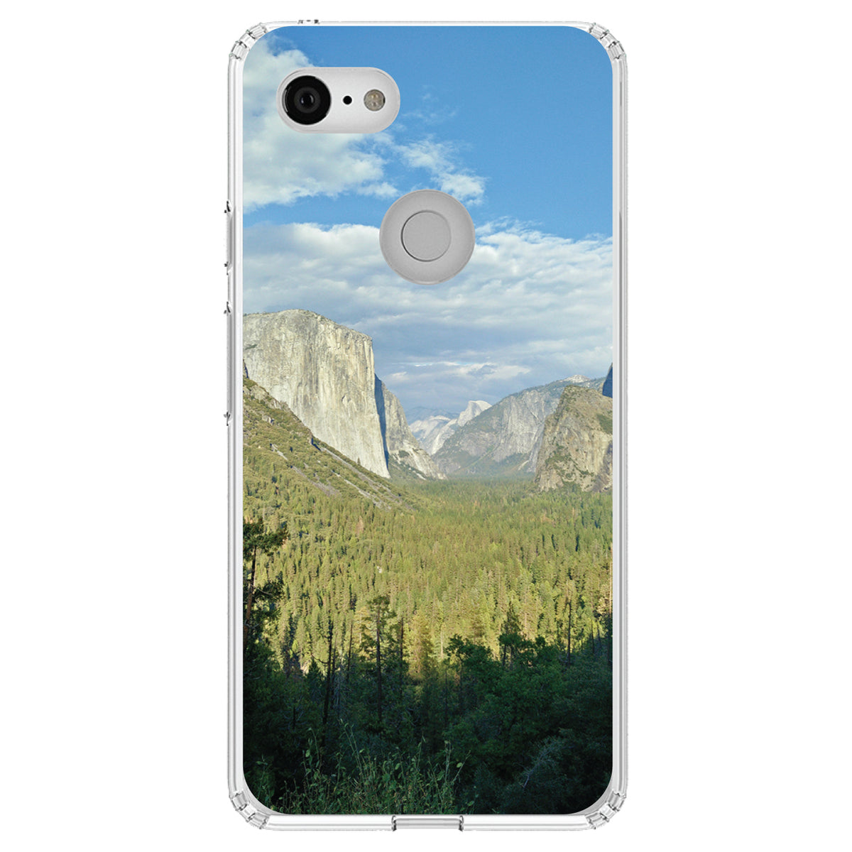 Yosemite Tunnel View Clear Shockproof iPhone Case, view 22