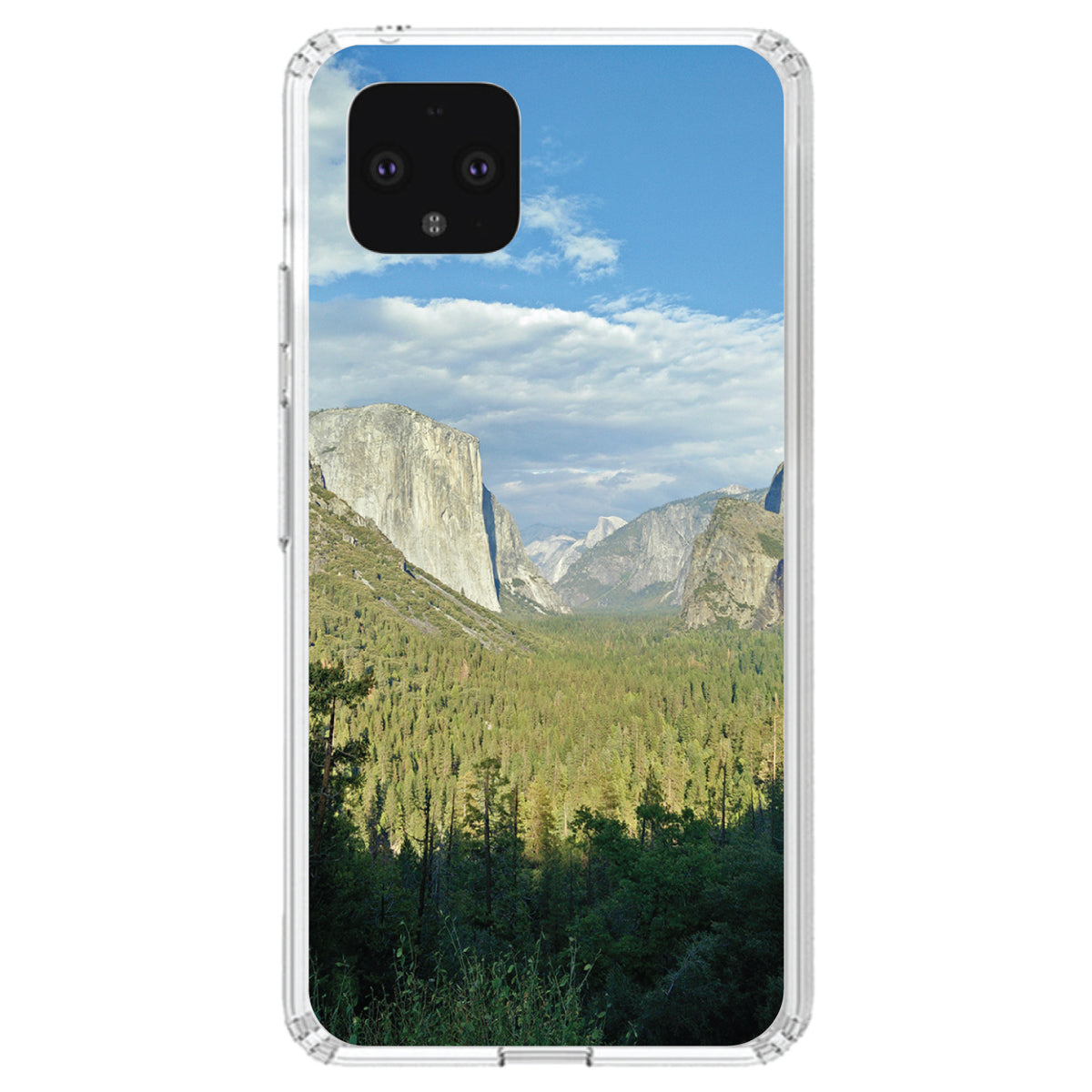Yosemite Tunnel View Clear Shockproof iPhone Case, view 23