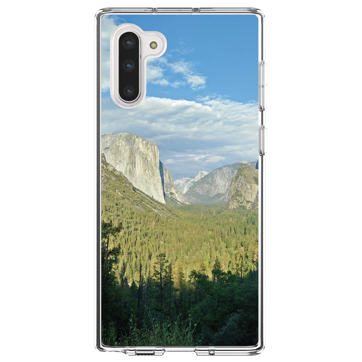 Yosemite Tunnel View Clear Shockproof iPhone Case, view 9