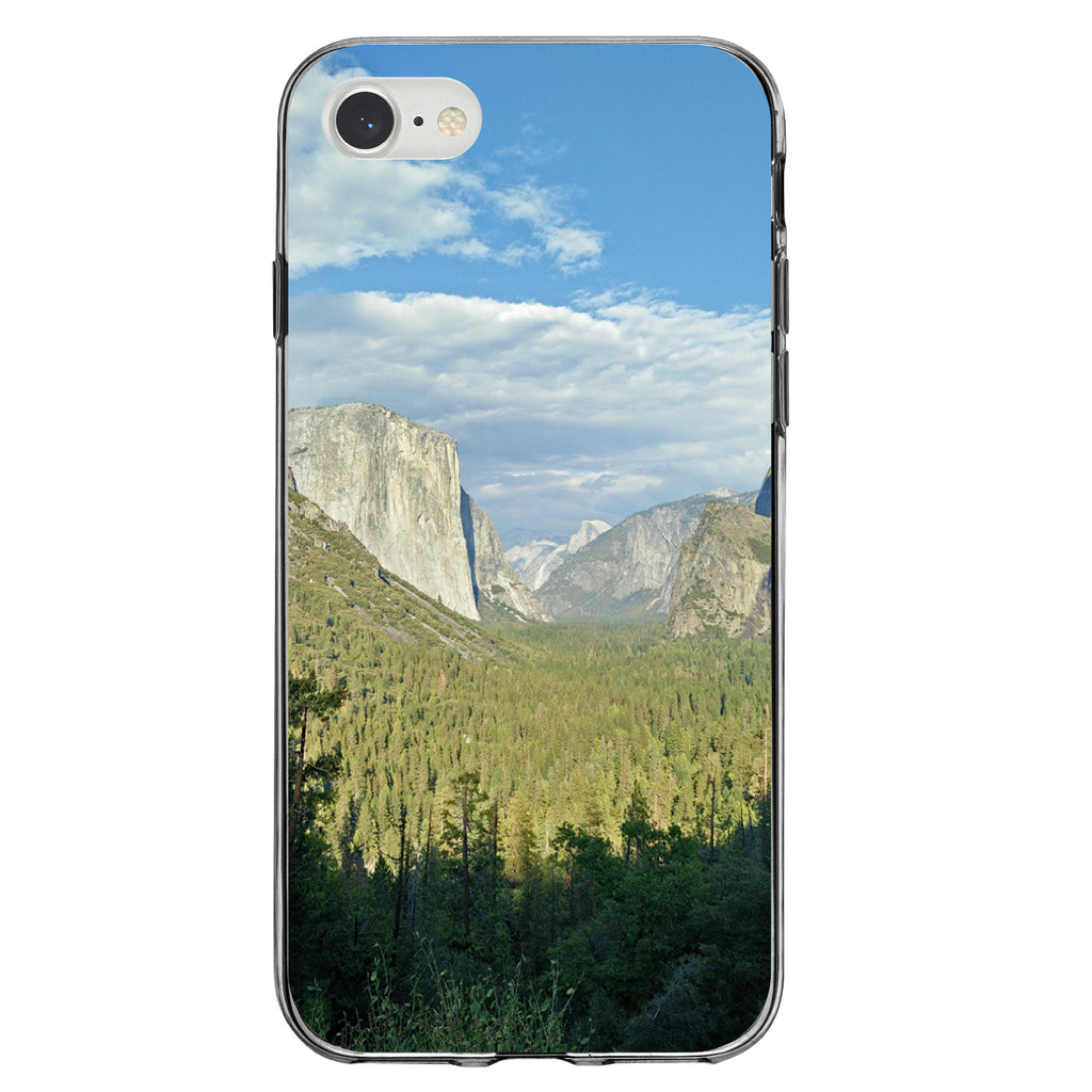 Yosemite Tunnel View Clear Shockproof iPhone Case, view 5