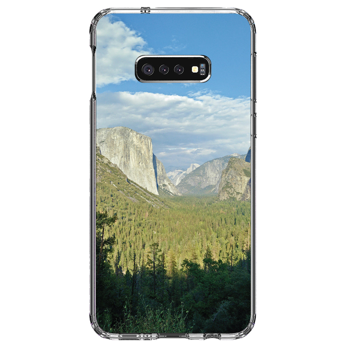 Yosemite Tunnel View Clear Shockproof iPhone Case, view 18