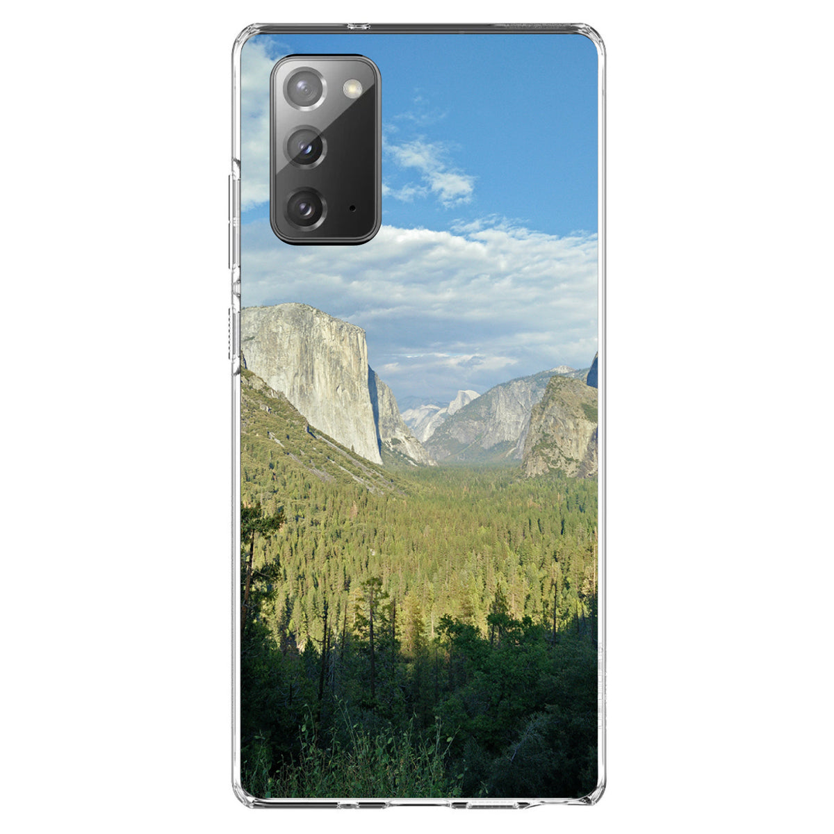 Yosemite Tunnel View Clear Shockproof iPhone Case, view 8