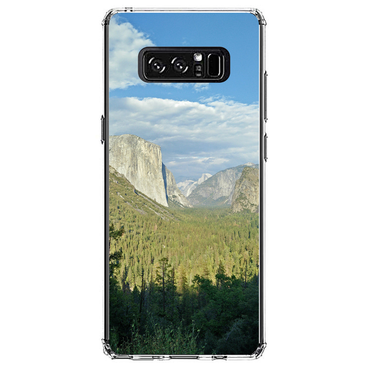 Yosemite Tunnel View Clear Shockproof iPhone Case, view 12