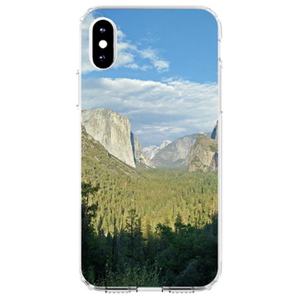 Yosemite Tunnel View Clear Shockproof iPhone Case, view 2