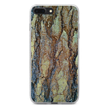 DistinctInk® Clear Shockproof Hybrid Case for Apple iPhone / Samsung Galaxy / Google Pixel - Yosemite Redwood Bark
