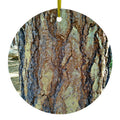 Yosemite Redwood Bark Ceramic Ornament