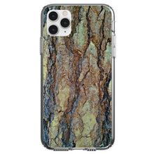 DistinctInk® Clear Shockproof Hybrid Case for Apple iPhone / Samsung Galaxy / Google Pixel - Yosemite Redwood Bark