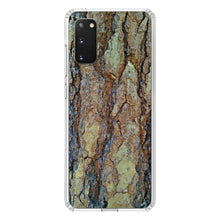 DistinctInk® Clear Shockproof Hybrid Case for Apple iPhone / Samsung Galaxy / Google Pixel - Yosemite Redwood Bark