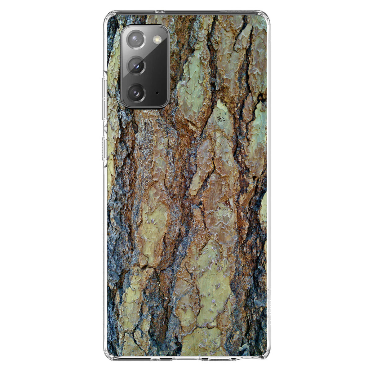 Yosemite Redwood Bark Clear Shockproof iPhone Case, view 7