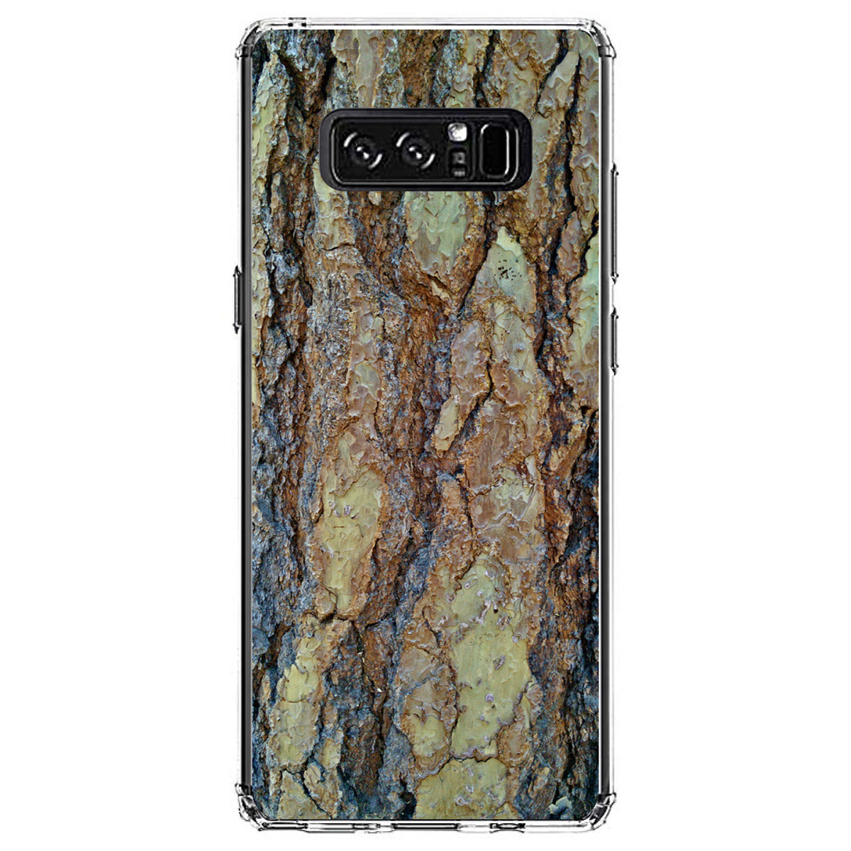 Yosemite Redwood Bark Clear Shockproof iPhone Case, view 12