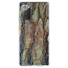 DistinctInk® Clear Shockproof Hybrid Case for Apple iPhone / Samsung Galaxy / Google Pixel - Yosemite Redwood Bark