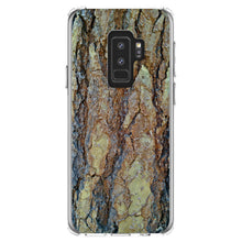 DistinctInk® Clear Shockproof Hybrid Case for Apple iPhone / Samsung Galaxy / Google Pixel - Yosemite Redwood Bark