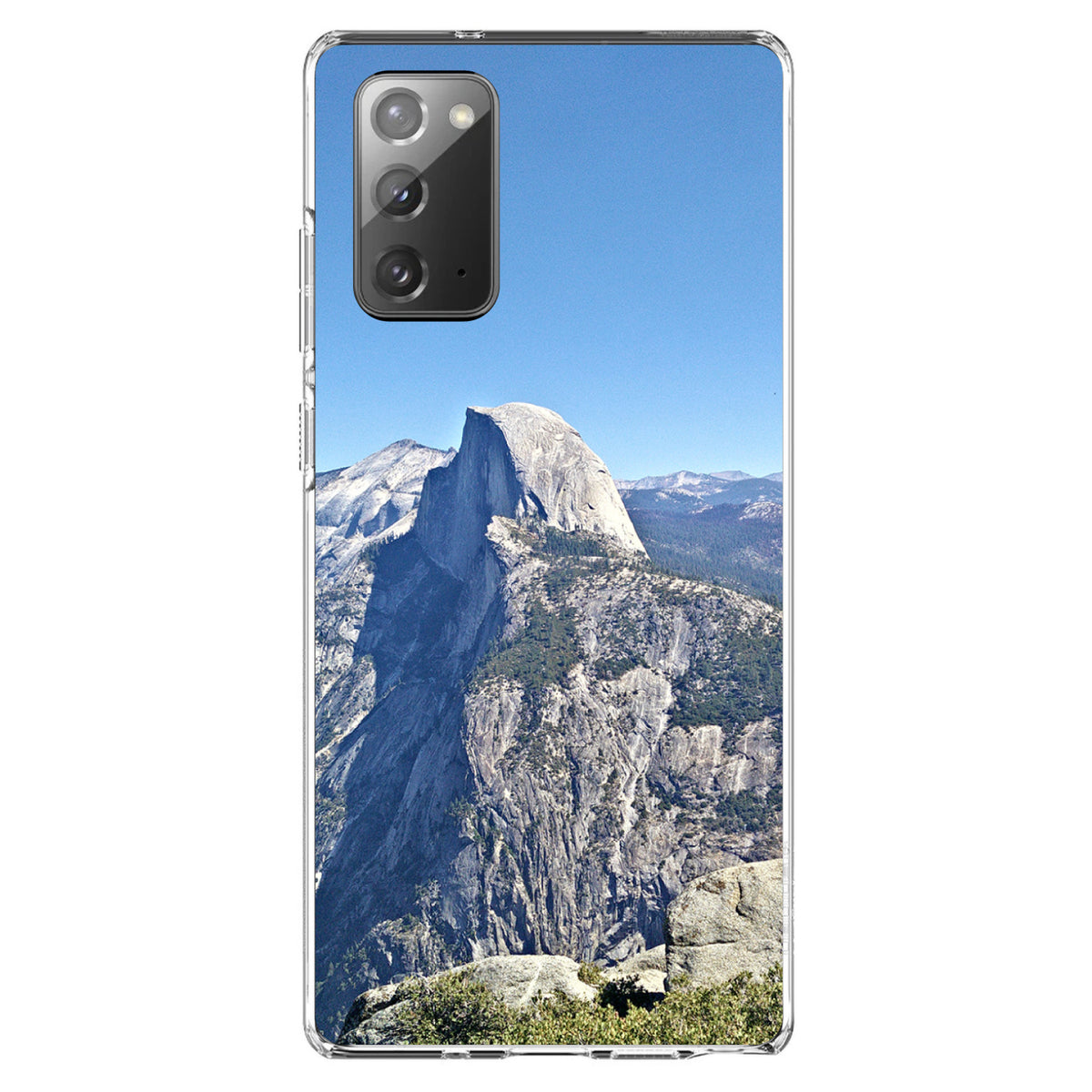 Yosemite Half Dome Clear Shockproof iPhone Case, view 8