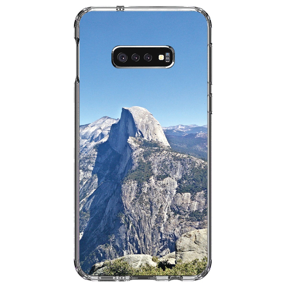 Yosemite Half Dome Clear Shockproof iPhone Case, view 18