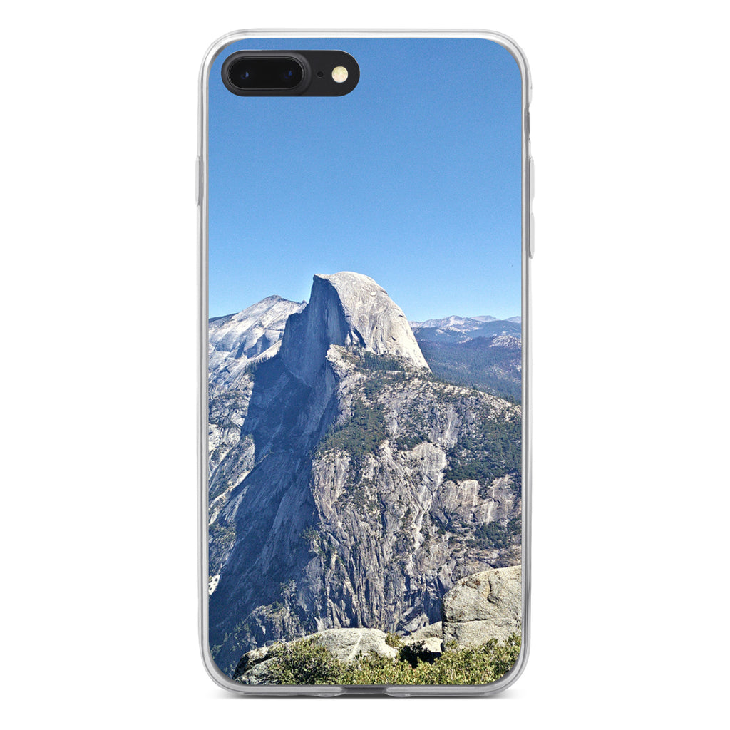 Yosemite Half Dome Clear Shockproof iPhone Case, view 6