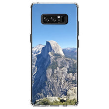 DistinctInk® Clear Shockproof Hybrid Case for Apple iPhone / Samsung Galaxy / Google Pixel - Yosemite Half Dome