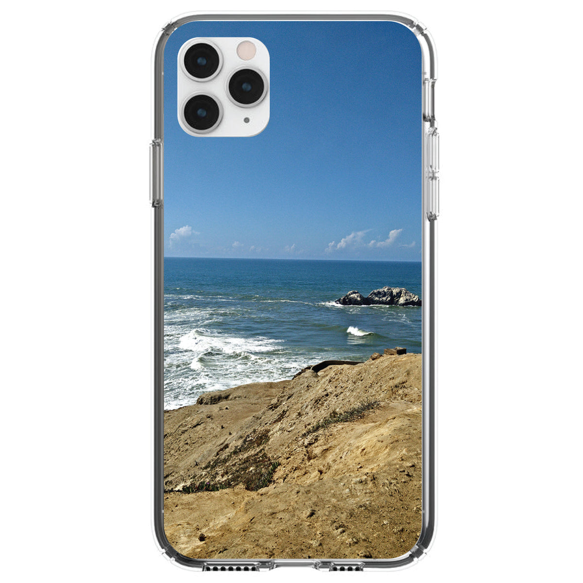 San Francisco Land's End Clear Shockproof iPhone Case