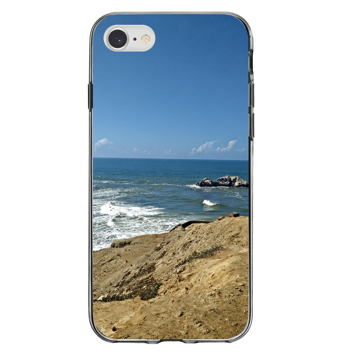 San Francisco Land's End Clear Shockproof iPhone Case, view 5
