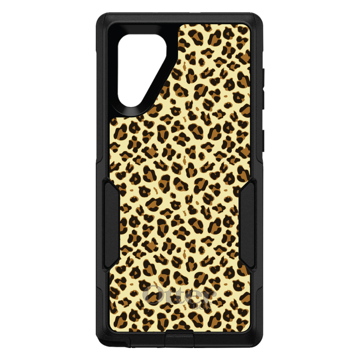 Black Beige Tan Leopard Skin Spots OtterBox Commuter Case for iPhone & Galaxy, view 13