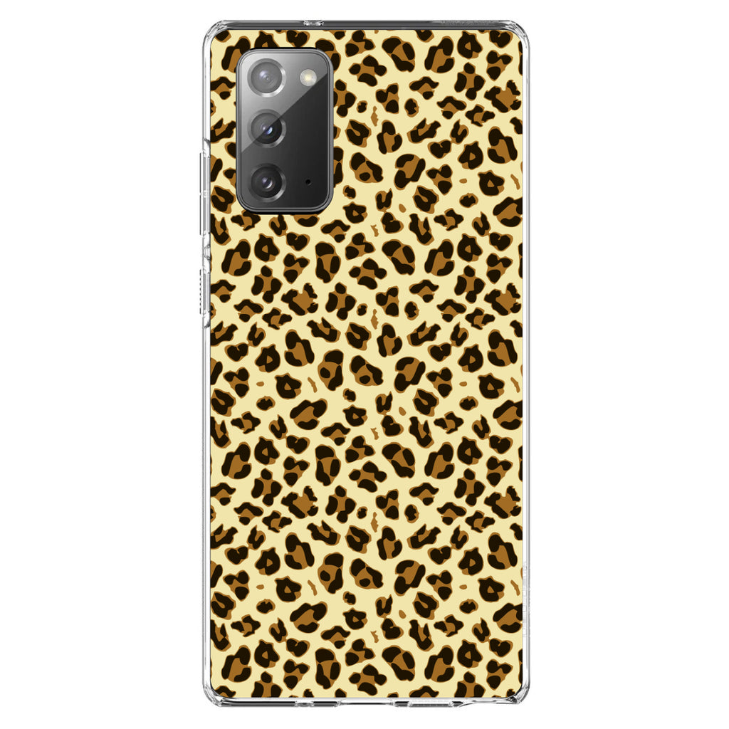 Black Beige Tan Leopard Skin Spots Clear Shockproof iPhone Case, view 8