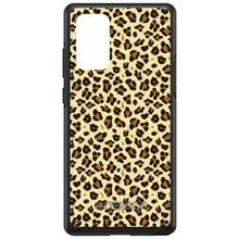 DistinctInk™ OtterBox Symmetry Series Case for Apple iPhone / Samsung Galaxy / Google Pixel - Black Beige Tan Leopard Skin Spots