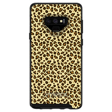 DistinctInk™ OtterBox Symmetry Series Case for Apple iPhone / Samsung Galaxy / Google Pixel - Black Beige Tan Leopard Skin Spots