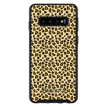 DistinctInk™ OtterBox Symmetry Series Case for Apple iPhone / Samsung Galaxy / Google Pixel - Black Beige Tan Leopard Skin Spots