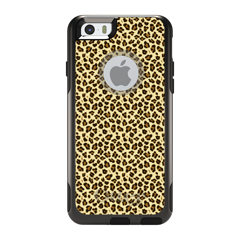 Black Beige Tan Leopard Skin Spots OtterBox Commuter Case for iPhone & Galaxy, view 4
