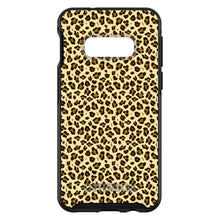 DistinctInk™ OtterBox Symmetry Series Case for Apple iPhone / Samsung Galaxy / Google Pixel - Black Beige Tan Leopard Skin Spots