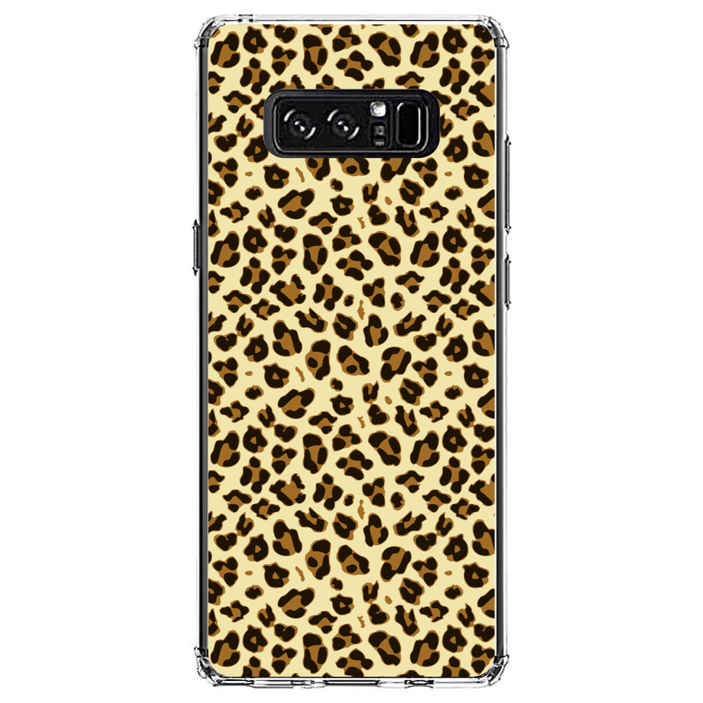 Black Beige Tan Leopard Skin Spots Clear Shockproof iPhone Case, view 12