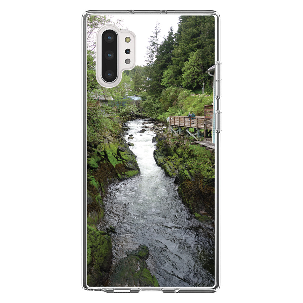 Ketchikan Alaska Stream Clear Shockproof iPhone Case, view 10