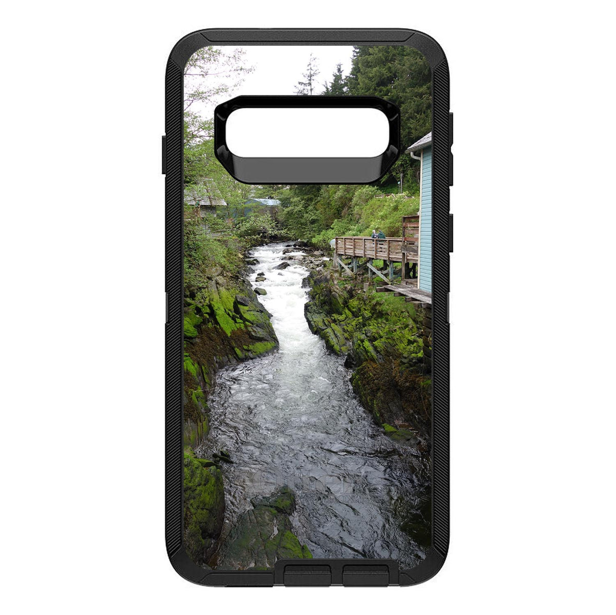 Ketchikan Alaska Stream OtterBox Defender Case for iPhone & Galaxy, view 9