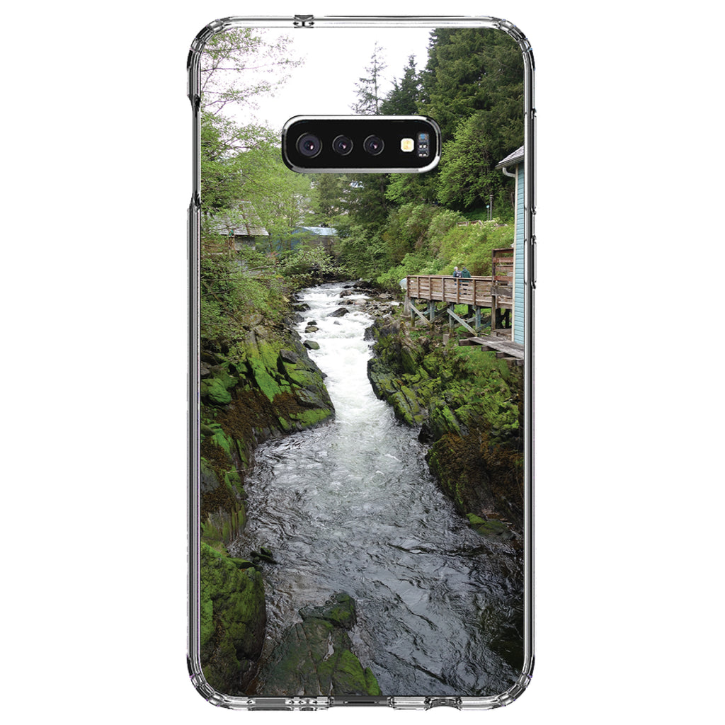Ketchikan Alaska Stream Clear Shockproof iPhone Case, view 18